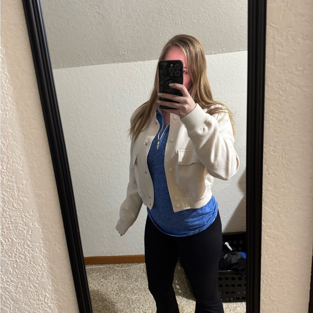 The Cream Bomber Jacket